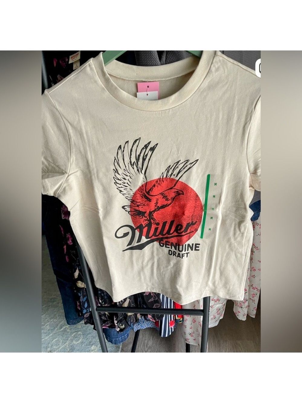 Miller Genuine Draft Graphic Crop Tee